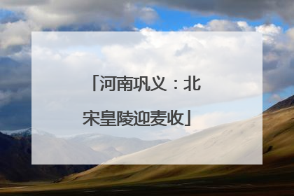河南巩义：北宋皇陵迎麦收