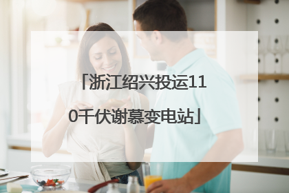 浙江绍兴投运110千伏谢慕变电站