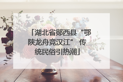 湖北省郧西县“鄂陕龙舟竞汉江” 传统民俗引热潮