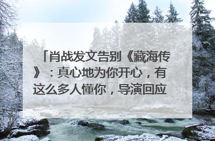 肖战发文告别《藏海传》：真心地为你开心，有这么多人懂你，导演回应“是否有第二季”