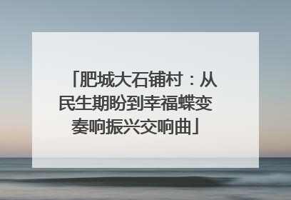 肥城大石铺村：从民生期盼到幸福蝶变奏响振兴交响曲