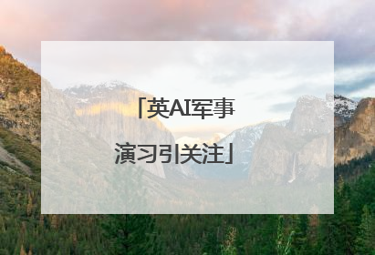 英AI军事演习引关注