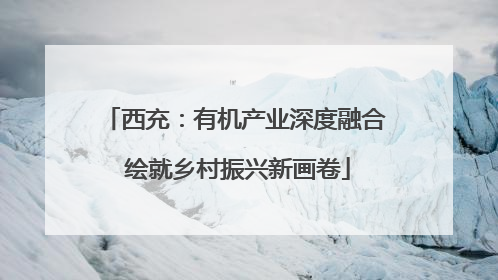 西充：有机产业深度融合 绘就乡村振兴新画卷
