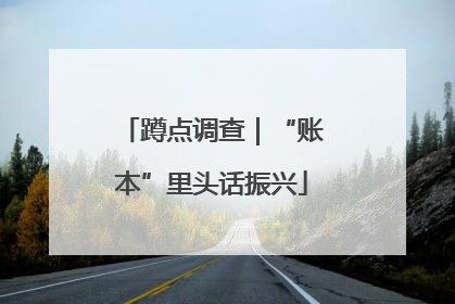 蹲点调查｜“账本”里头话振兴