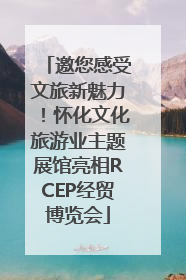 邀您感受文旅新魅力！怀化文化旅游业主题展馆亮相RCEP经贸博览会