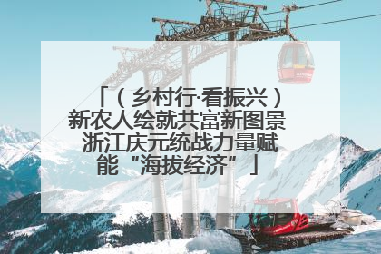 （乡村行·看振兴）新农人绘就共富新图景 浙江庆元统战力量赋能“海拔经济”