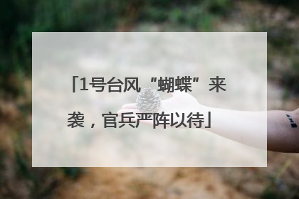 1号台风“蝴蝶”来袭，官兵严阵以待