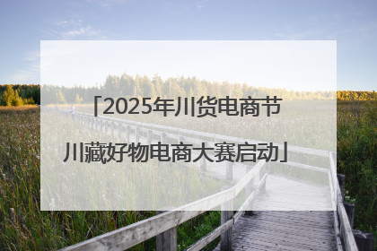 2025年川货电商节川藏好物电商大赛启动