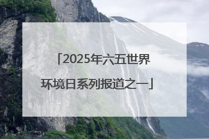 2025年六五世界环境日系列报道之一