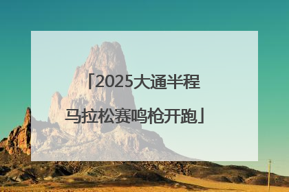 2025大通半程马拉松赛鸣枪开跑