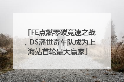 FE点燃零碳竞速之战，DS潘世奇车队成为上海站首轮最大赢家