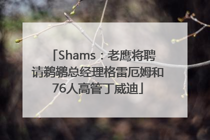 Shams：老鹰将聘请鹈鹕总经理格雷厄姆和76人高管丁威迪